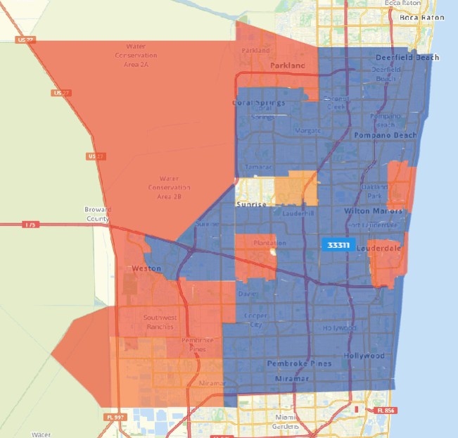 Broward County Map
